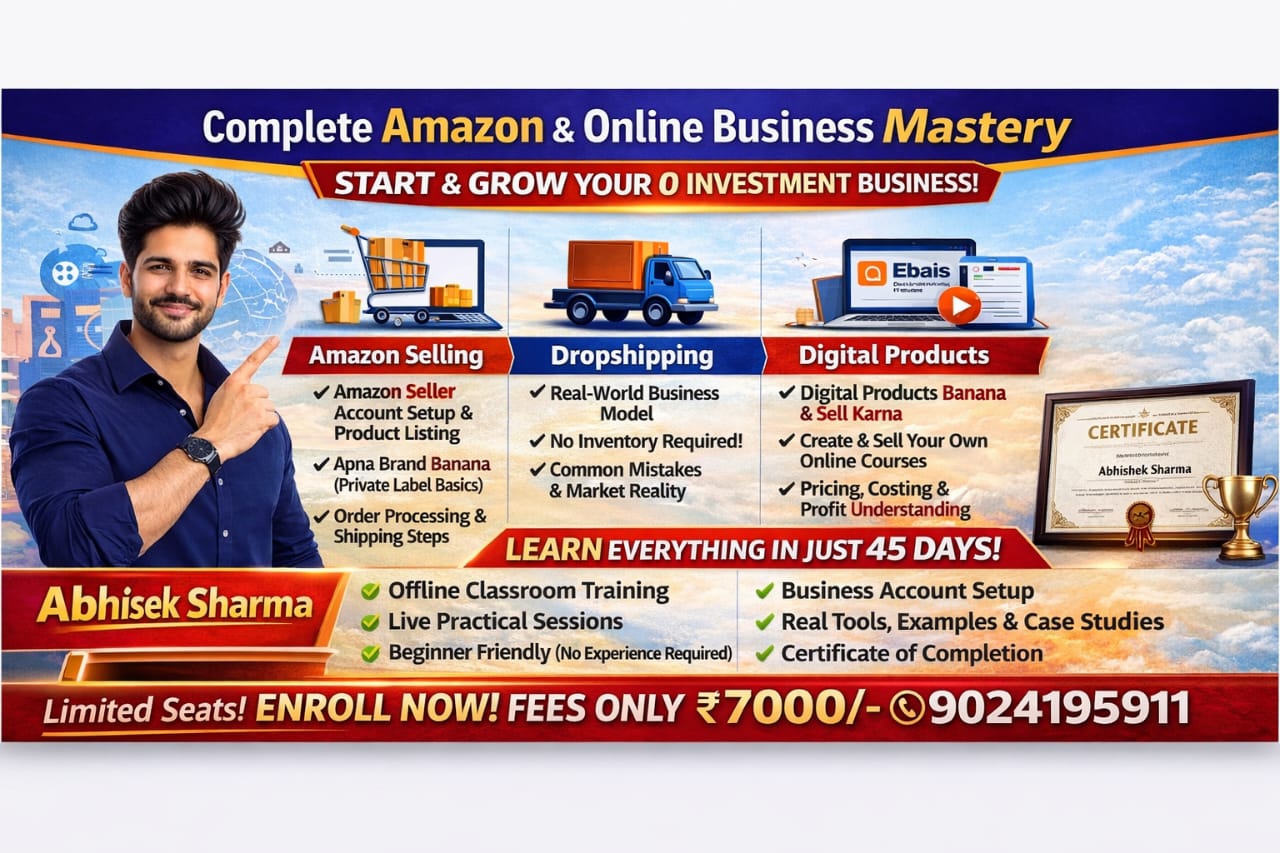 Amazon & Online Business Course - BNIT Jaipur